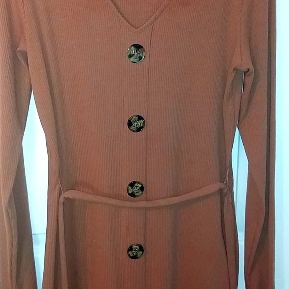 2/$15 Ribbed midi dress - Picture 3 of 3